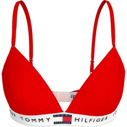дамско,бельо,дамски,бикини,и,танкини,tommy,hilfiger,uw0uw06040,triangle,bra,red,(primary,red)