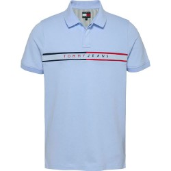 дънки,мъжки,блузи,с,яка,tommy,jeans,chest,flag,slim,fit,short,sleeve,polo,blue,(sweet,blue)