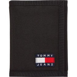 портфейли,и,портмонета,tommy,jeans,essential,daily,trifold,wallet,black
