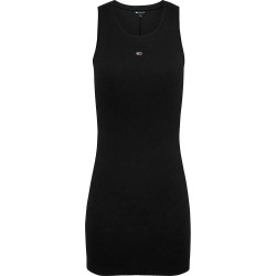 дънки,дамски,поли,и,рокли,tommy,jeans,essential,dress,black