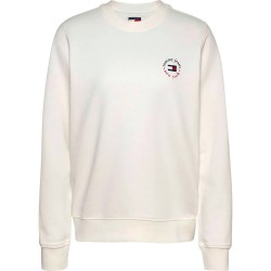 блуза,дамски,блузи,tommy,jeans,essential,logo,2,regular,fit,sweatshirt,ecru,(beige)