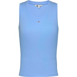 тениска,дамски,тениски,tommy,jeans,essential,sleeveless,t,shirt,sugarplum,blue,(blue)