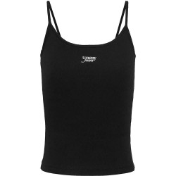 тениска,дамски,тениски,tommy,jeans,script,strappy,sleeveless,t,shirt,black