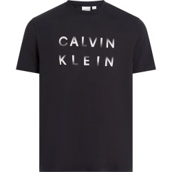 тениска,мъжки,тениски,calvin,klein,enlarged,logo,short,sleeve,t,shirt,black