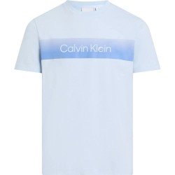 тениска,мъжки,тениски,calvin,klein,linear,chest,logo,short,sleeve,t,shirt,plein,air,(blue)