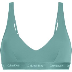 дамски,бански,костюми,calvin,klein,longline,triangle,bikini,top,green