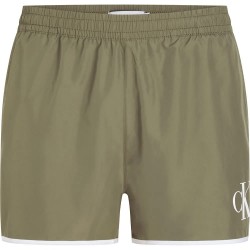 бански,гащета,мъжки,бански,костюми,calvin,klein,runner,swimming,shorts,green,(dusky,green)
