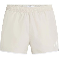 бански,гащета,мъжки,бански,костюми,calvin,klein,runner,swimming,shorts,pelican,(white)