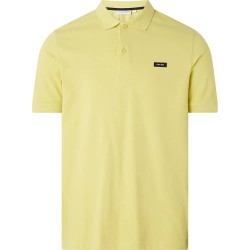 мъжки,блузи,с,яка,calvin,klein,stretch,pique,slim,button,short,sleeve,polo,muted,lime,(yellow)