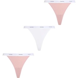дамско,бельо,дамски,бикини,и,танкини,calvin,klein,string,thong,3,units,pink,(subdued,white,subdued)