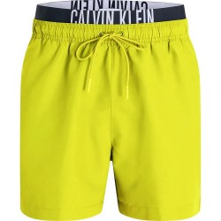 бански,гащета,мъжки,бански,костюми,calvin,klein,jeans,medium,double,wb,swimming,shorts,yellow,(lemonade,yellow)