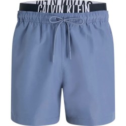 бански,гащета,мъжки,бански,костюми,calvin,klein,jeans,medium,double,wb,swimming,shorts,grisaille,(blue)