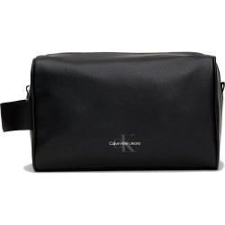 несесер,тоалетни,принадлежности,calvin,klein,jeans,mono,logo,wash,bag,black