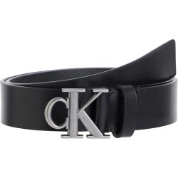 колан,колани,calvin,klein,jeans,monogram,plaque,buckle,belt,black