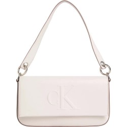 чанта,за,през,рамо,всички,чанти,calvin,klein,jeans,sculpted,flap,shoulder,bag,white