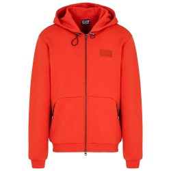 блуза,мъжки,пуловери,ea7,emporio,armani,7m000094,af12116,full,zip,sweatshirt,orange
