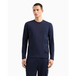 тениска,мъжки,тениски,ea7,emporio,armani,7m000150,af14772,long,sleeve,t,shirt,blue,(blue)