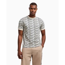 тениска,мъжки,тениски,ea7,emporio,armani,7m000208,af12874,short,sleeve,t,shirt,beige