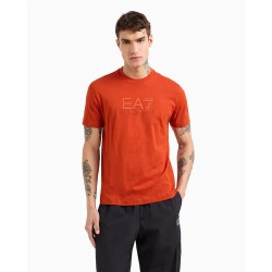тениска,мъжки,тениски,ea7,emporio,armani,7m000224,af10375,short,sleeve,t,shirt,orange