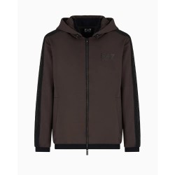 блуза,мъжки,пуловери,ea7,emporio,armani,7m000308,af13526,full,zip,sweatshirt,brown
