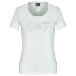 тениска,дамски,тениски,ea7,emporio,armani,7w000094,af10373,short,sleeve,t,shirt,light,blue,azure,(white)