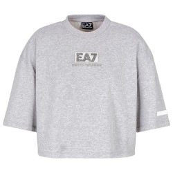 тениска,дамски,тениски,ea7,emporio,armani,7w000177,af12473,short,sleeve,t,shirt,grey