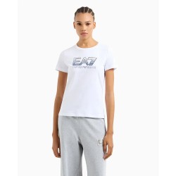 тениска,дамски,тениски,ea7,emporio,armani,7w000183,af10373,short,sleeve,t,shirt,white