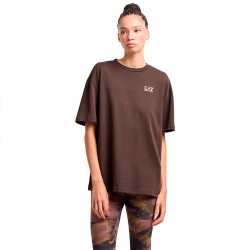 тениска,дамски,тениски,ea7,emporio,armani,7w000256,af13275,short,sleeve,t,shirt,brown