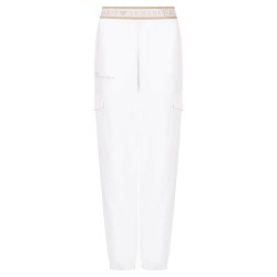 панталони,дамски,панталони,ea7,emporio,armani,7w000282,af12501,cargo,pants,white