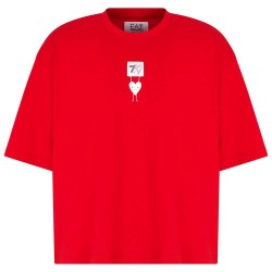 тениска,мъжки,тениски,ea7,emporio,armani,7x000038,af13243,short,sleeve,t,shirt,red