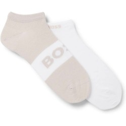 чорапи,мъжки,чорапи,boss,as,logo,10241204,01,socks,2,pairs,beige,white,(light,beige)