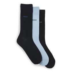 Чорапи BOSS Uni Colors 10241811 01 socks 3 pairs - Blue (Open Miscellaneous) чорапи,мъжки,чорапи,boss,uni,colors,10241811,01,socks,3,pairs,blue,(open,miscellaneous)