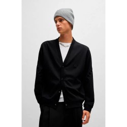 блуза,мъжки,пуловери,hugo,dequilos,10254770,01,sweatshirt,black