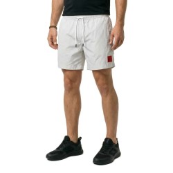 бански,гащета,мъжки,бански,костюми,hugo,dominica,10238035,red,swimming,shorts,white,(white)