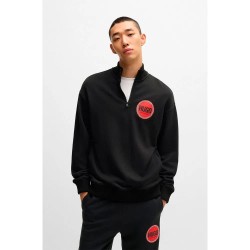 блуза,мъжки,пуловери,hugo,duluro,10266045,01,sweatshirt,black