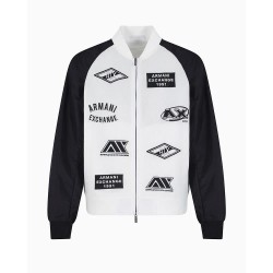 яке,мъжки,якета,armani,exchange,xm000388a,f13130m,bomber,jacket,off,white,black,(white)