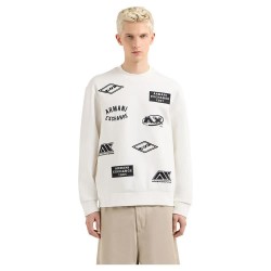 блуза,мъжки,пуловери,armani,exchange,xm000479a,f10818u,sweatshirt,white,(off,white)