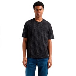 тениска,мъжки,тениски,armani,exchange,xm001228a,f10356f,short,sleeve,t,shirt,black,black,allove,(black)