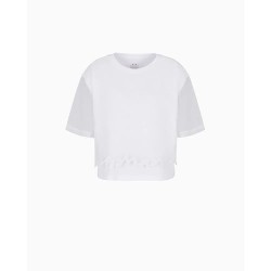 тениска,дамски,тениски,armani,exchange,xw000541a,f10359u,short,sleeve,t,shirt,optic,white,(white)