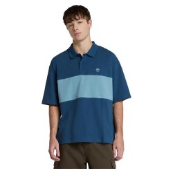 мъжки,блузи,с,яка,timberland,color,block,rugby,short,sleeve,polo,dark,denim,citadel,(blue)