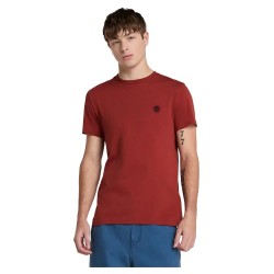 тениска,мъжки,тениски,timberland,dunstan,river,short,sleeve,t,shirt,burnt,henna,(red)