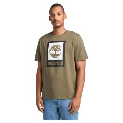 тениска,мъжки,тениски,timberland,stack,logo,colored,short,sleeve,t,shirt,green,(leaf,green)
