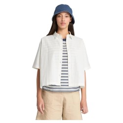 риза,с,къс,ръкав,дамски,блузи,дамски,ризи,timberland,tb0a67q3cm91,short,sleeve,shirt,vintage,white,(white)