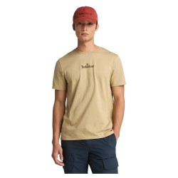 тениска,мъжки,тениски,timberland,washed,back,on,the,road,graphic,short,sleeve,t,shirt,lemon,pepper,(beige)