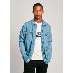 риза,с,дълъг,ръкав,мъжки,ризи,pepe,jeans,bart,iceberg,long,sleeve,shirt,denim,(blue)