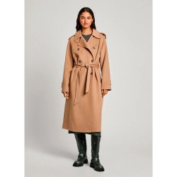 палто,дамски,якета,и,палта,pepe,jeans,blake,coat,brown