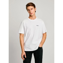 тениска,мъжки,тениски,pepe,jeans,connor,contrast,short,sleeve,t,shirt,white,(white)