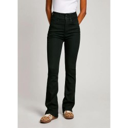 дамски,панталони,pepe,jeans,contour,flare,high,waist,jeans,black