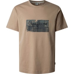 тениска,мъжки,тениски,pepe,jeans,dalter,short,sleeve,t,shirt,beige,(stone,beige)