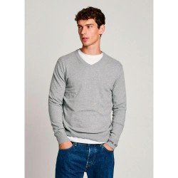 блуза,мъжки,пуловери,pepe,jeans,new,andre,v,neck,sweater,marl,grey,(grey)